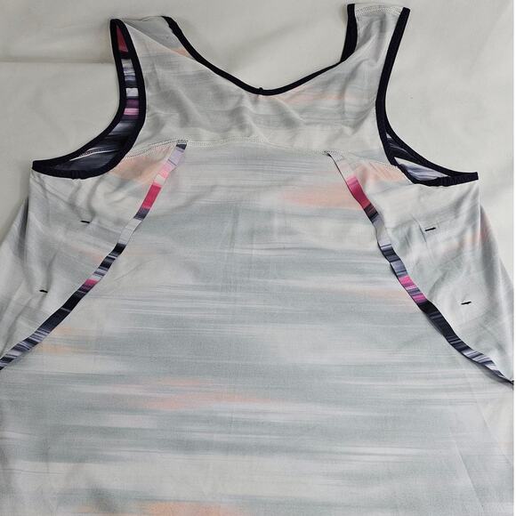 LULULEMON WOMEN’S RUN SPLIT SINGLET MIRAGE DEEP INDIGO – SIZE 6 – SWEAT-WICKING - Picture 6 of 7